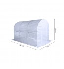 Tunel foliowy 200x350 cm biały