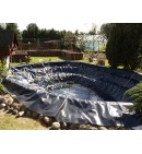 Folia do oczek oczka wodnych / Geomembrana gr 1.5mm Czarna