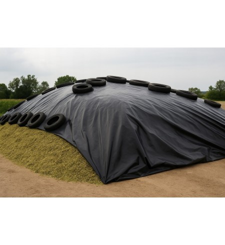 Folia KISZONKARSKA czarno-biała 8x33m