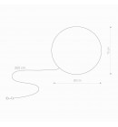 Lampa ogrodowa okrągła 80cm. KULA 