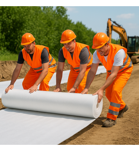 GEOWŁÓKNINA 300g/m2 4x50m