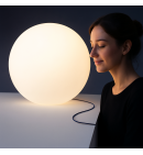 Lampa ogrodowa okrągła lampy 45cm. KULA 230V