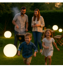 Lampa ogrodowa okrągła 45cm. KULA 