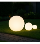 Lampa ogrodowa okrągła 80cm. KULA 