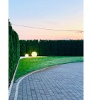 Lampa ogrodowa okrągła 30cm. KULA 