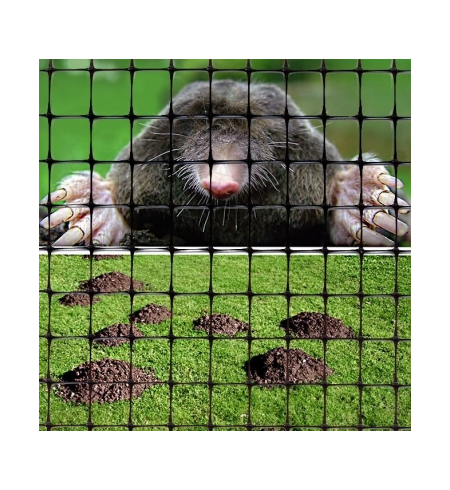 SIATKA NA KRETY 2x100mb. kreta przeciw kretom plastikowa pod trawnik