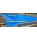 Folia do oczek oczka wodnych / Geomembrana gr 1.5mm Niebieska 