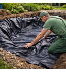 Folia do oczek oczka wodnych / Geomembrana gr 1.0mm Czarna