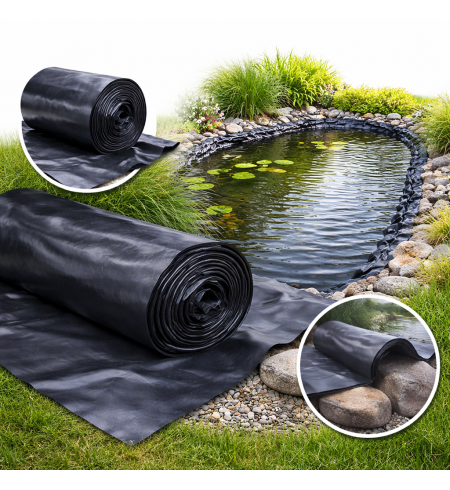 Folia do oczek oczka wodnych / Geomembrana gr 1.0mm Czarna