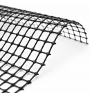 SIATKA 0,40x50mb. OGRODNICZA,PLASTIKOWA PCV CZARNA