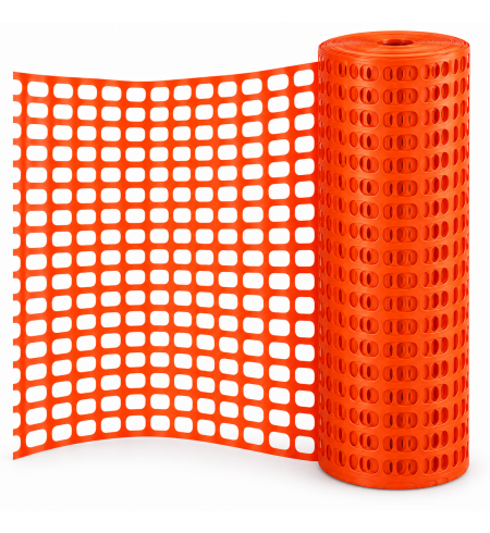 Siatka ogrodzeniowo-drogowa przeciwśnieżna BHP 1,20x25mb.
